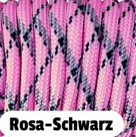 Paracord rosa-schwarz